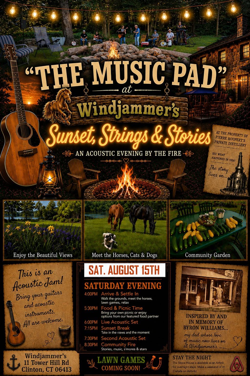 music jam at windjammers