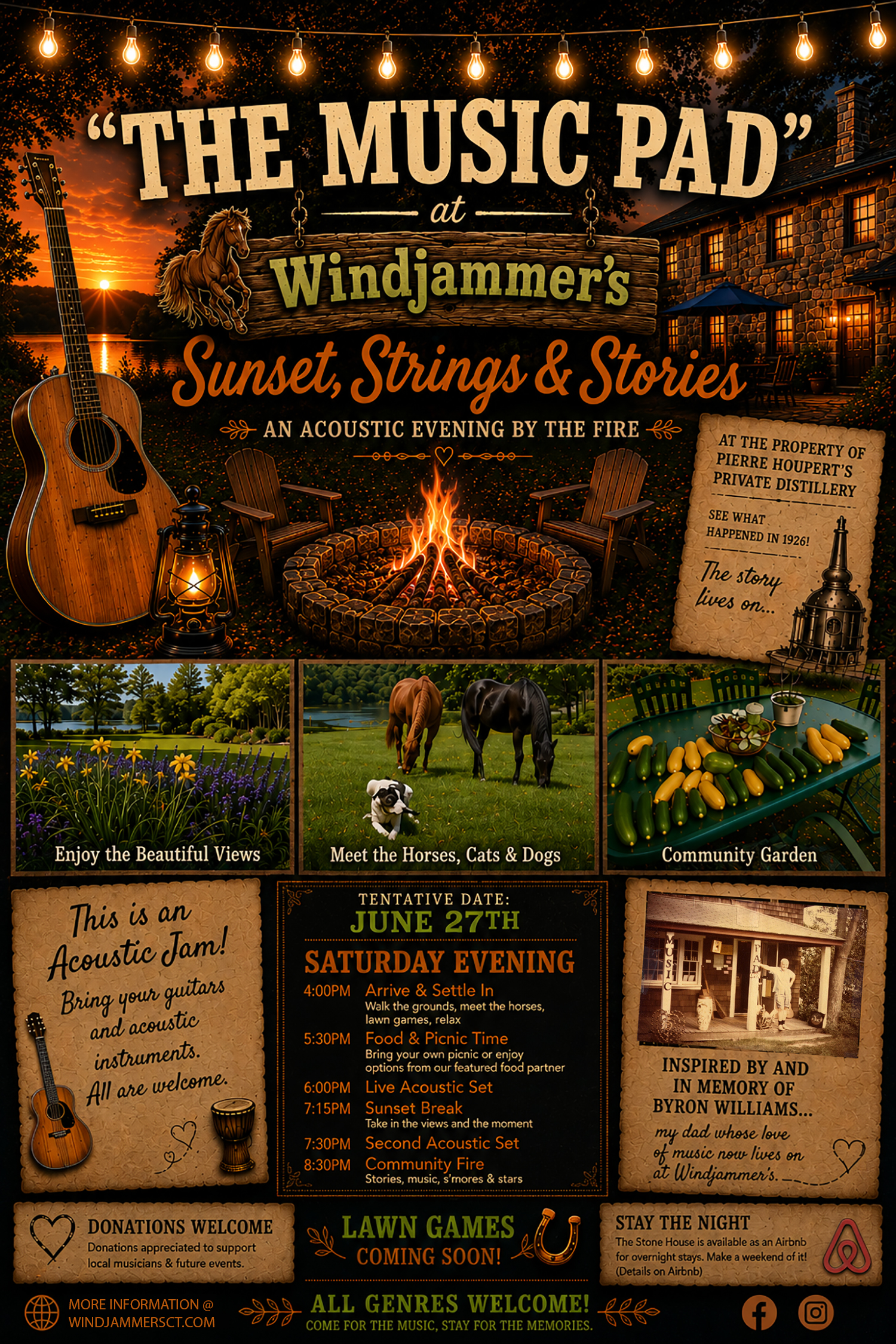 music jam at windjammers